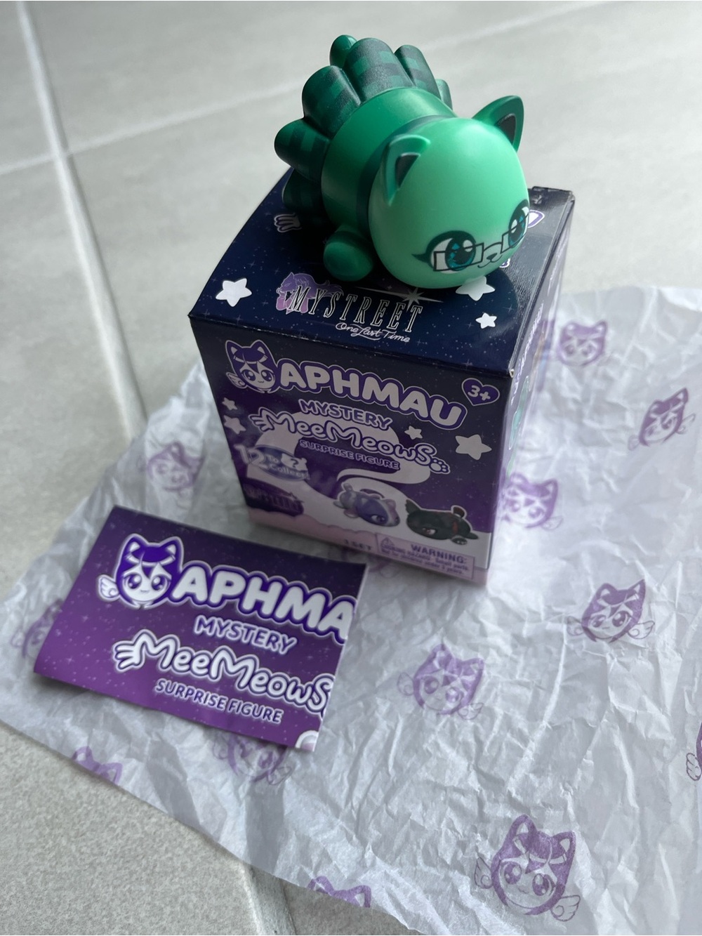 Aphmau Mystery MeeMeows MyStreet Kim Cat Surprise Figure *OPENED BOX*